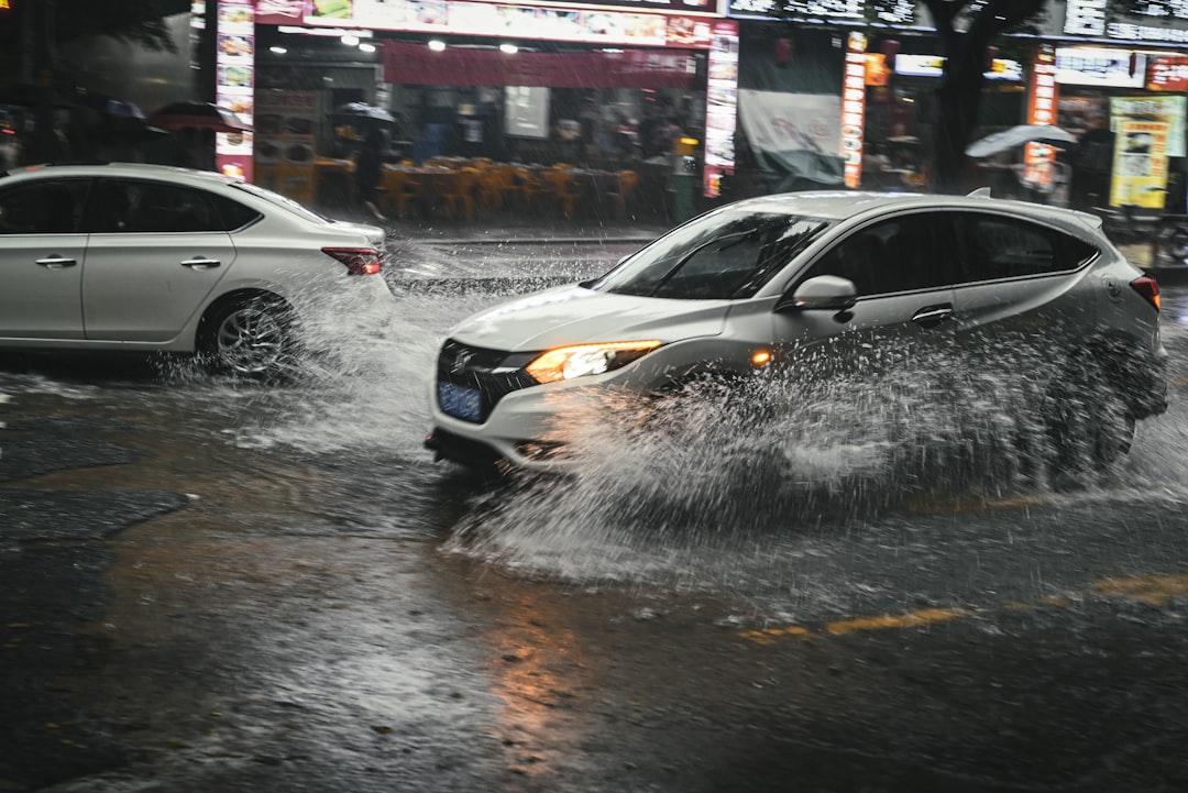 heavy rain driving